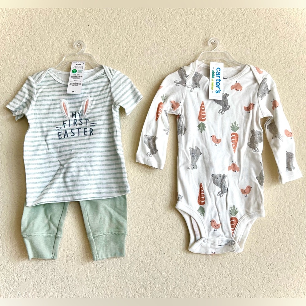 NWT Baby Clothes Easter, 3 Piece Bundle 6-9 months